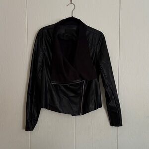 Black Leather Women's Jacket